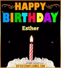 GIF GiF Happy Birthday Esther